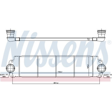 Ladeluftkühler PKW | VW T5 03 | 96683