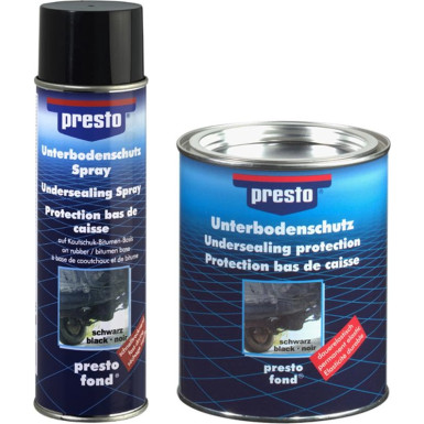 Presto Unterbodenschutz Bitumen schwarz 1,3kg | 603253