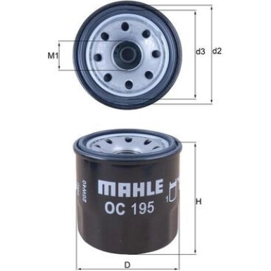 MAHLE Ölfilter | OC 195