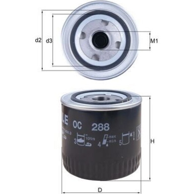 KNECHT Ölfilter | OC 288