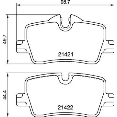 BREMBO Bremsklötze HA | BMW 3 18 | P 06 113