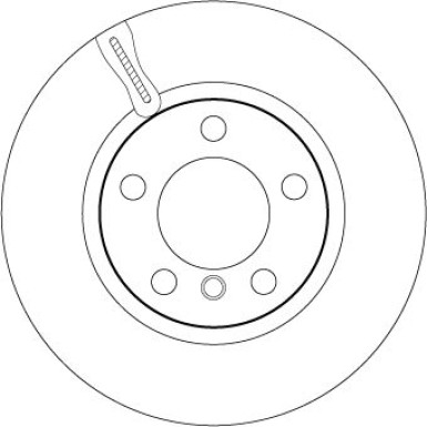 11 481 071 Bremsscheibe VA | BMW F20,F30 10 | DF6143S