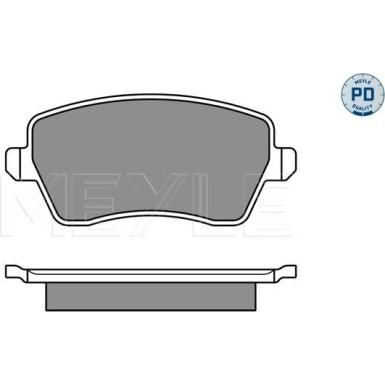 Bremsbelagsatz Opel P. Agilla 07-/Swift 05-/Splash | 025 244 0317/PD