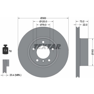 Bremsscheibe Bmw S. 1/3/4 1.6-2.0 10 | 92238505