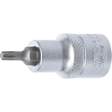 BGS Bit-Einsatz | Antrieb Innenvierkant 12,5 mm (1/2"""") | T-Profil (für Torx) T25 | 4370