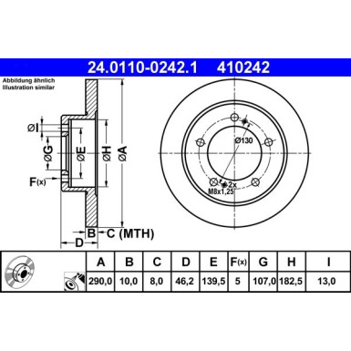 Bremsscheibe | 24.0110-0242.1