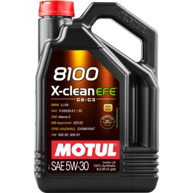 Motul 8100 X-clean EFE C2 /C3 5W-30 4 Liter | 109171