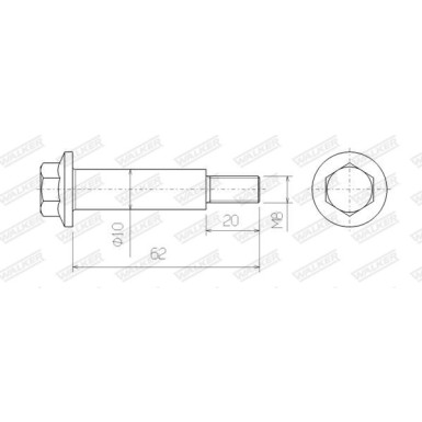 25 / Schraube | Schraube Spez.Astra F/G | 83194