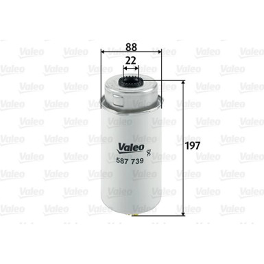 VALEO Kraftstofffilter | 587739