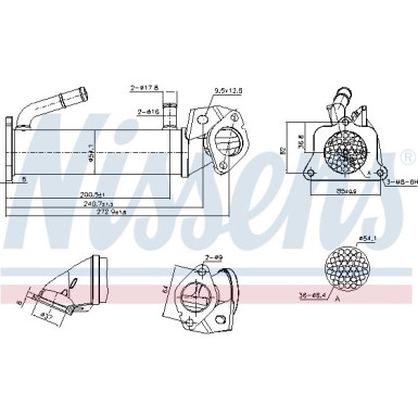 Kühler,Abgasrückführung | FORD Ranger,Transit 06 | 989322