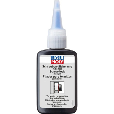 Liqui Moly Schraubensicherung mittelfest 50 g | 3802 | 50g Flasche Kunststoff