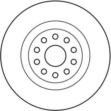 Bremsscheibe Lancia P. Thesis 2.0-3.2 305X28 | DF4220