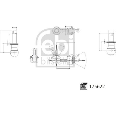 Stange/Strebe, Stabilisator | 175622