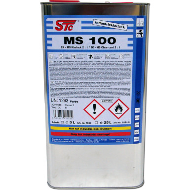 STC MS 100 Industrie - Klarlack 2:1 Kanister 5 L | 7521