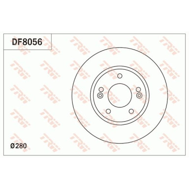 80 481 044 Bremsscheibe VA | HYUNDAI i30,KIA Ceed 12 | DF8056