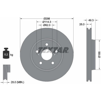 Bremsscheibe | 92315703