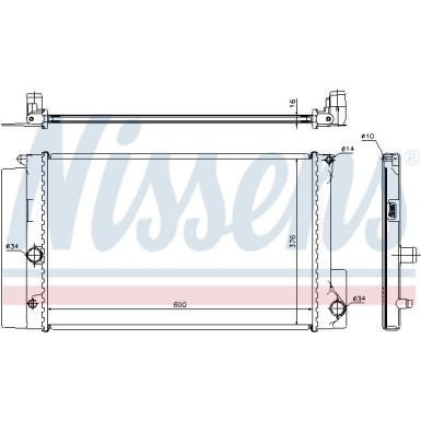 Wasserkühler PKW | TOYOTA AURIS 1.4i-1.6i 07 | 64692