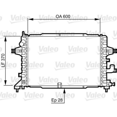 VALEO Motorkühler | 734380