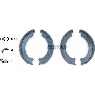 Handbremsbacken Volvo S70/V | 91046000