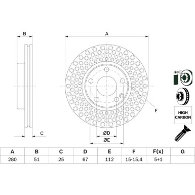 Bremsscheibe | MERCEDES A,B-Klasse | 0 986 479 A00