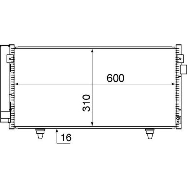 Kondensator, Klimaanlage | AC 718 000S