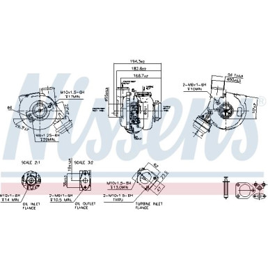 Nissens Turbo | BMW 3,X5 99-05 | 93249