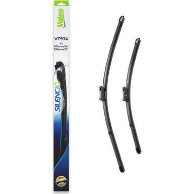 VALEO Silencio Flat Blade Set | Flachbalkenwischer | 577974