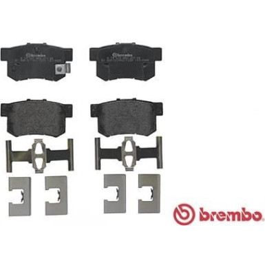 BREMBO Bremsklötze HA | FIAT Sedici 06 | P 79 027