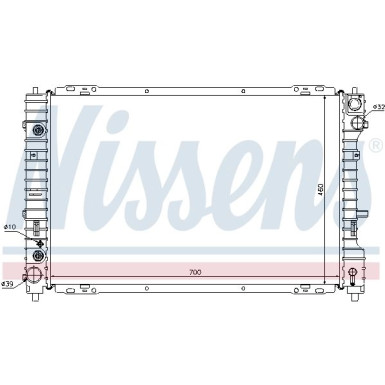 Wasserkühler PKW | FORD MAVERICK 3,0 AUT 01 | 62003