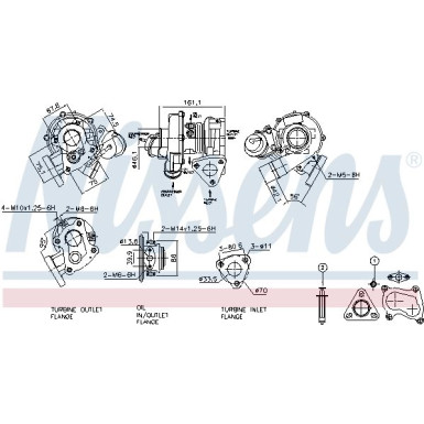 Nissens Turbo | MITSUBISHI L200 04 | 93113