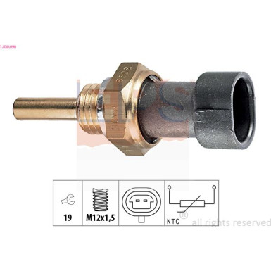 Sensor, Kühlmitteltemperatur | 1.830.098