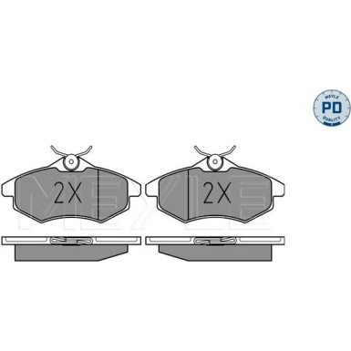 Bremsbelagsatz Citroen P. C3 1.0-1.4 02 | 025 234 0719/PD