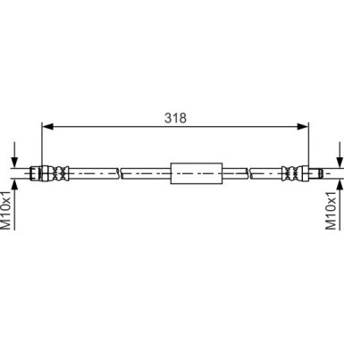 Bremsschlauch | BMW,ROLLS-ROYCE | 1987481618