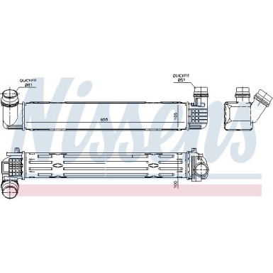 Ladeluftkühler PKW | RENAULT MEGANE 2.0 DCI 08 | 96543