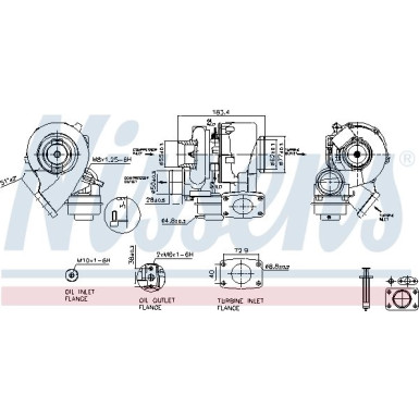 Nissens Turbo | VW Crafter 30-50 2.5 TDI 06-11 | 93202