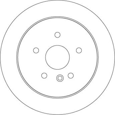 TRW Bremsscheibe | DF4561