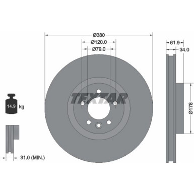 Bremsscheibe | 92235605