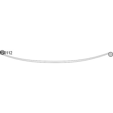 Federpaket - Federung/Dämpfung Nissan T. Nv400 11-/Opel Movano B 10-/Renault Master 10- (1 PiÓro) (730/730Mm) | 10.850.112.00