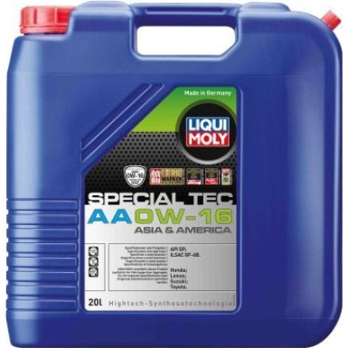 Liqui Moly Special Tec AA 0W-16 20 l | 21324 | 20 Liter,Kanister Kunststoff