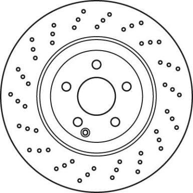 15 481 069 Bremsscheibe VA | MERCEDES W221 05 | DF6077S