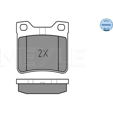 Bremsbelagsatz Db T. Vito 108-114 02/96- Mit Sensor | 025 219 0417/W