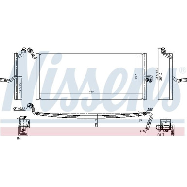 Wasserkühler PKW | MERCEDES E-Klasse W212 09 | 627047