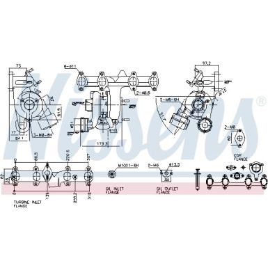 Nissens Turbo | FORD Galaxy,SKODA,SEAT,VW 95 | 93124