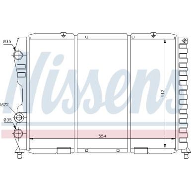 Wasserkühler PKW | ALFA GTV, Spider | 60033