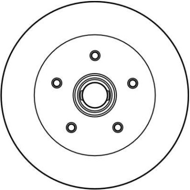 Bremsscheibe Vw P. T2 85-92 | DF2587