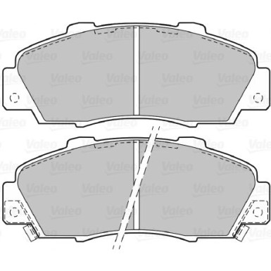 VALEO Bremsbeläge | 598627