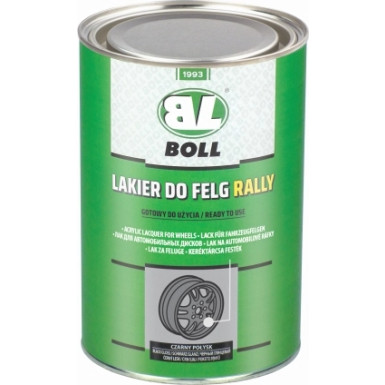 Boll Lack für Fahrzeugfelgen Rally schwarz glänzend Dose 1L | 001428