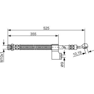 Bremsschlauch | HYUNDAI Matrix | 1987476188