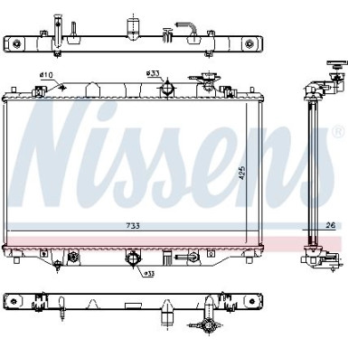 Wasserkühler PKW | Mazda CX-5 12 | 68533