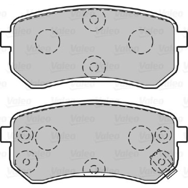 VALEO Bremsbeläge | 301706